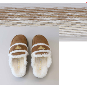 (국내배송) 프라다 시어링 트림 플랫폼 로퍼