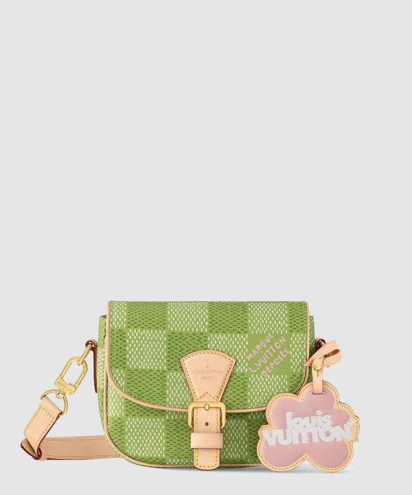 루이비통 몽수리 메신저 그린 N40665