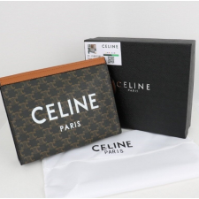 (국내배송) 셀린느 트리오페 스펠링로고 파우치 클러치백