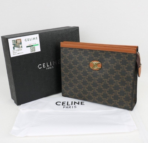 (국내배송) 셀린느 0905 트리오페 파우치 클러치백