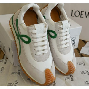 (국내배송) 로에베 그린 플로우 러너 스웨이드&나일론 스니커즈