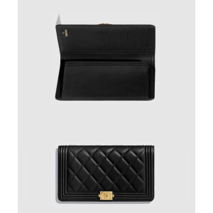 샤넬 보이 플랩 장지갑 A80285