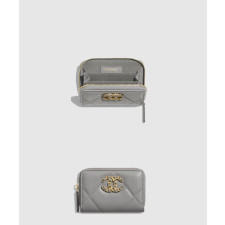 샤넬 19 지퍼 동전 카드지갑 AP0949