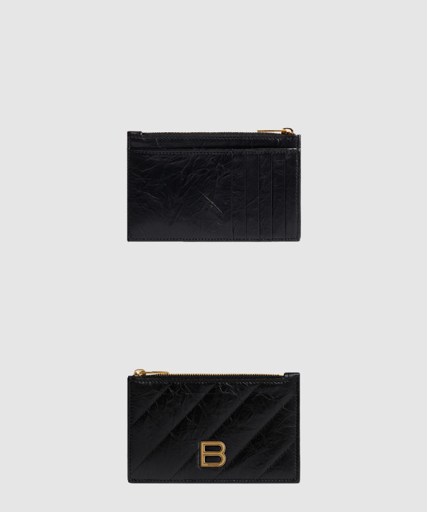 발렌시아가 크러쉬 롱 코인 앤 카드지갑 766465