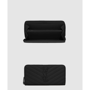 생로랑 마틀라세 모노그램 지퍼 장지갑 358094
