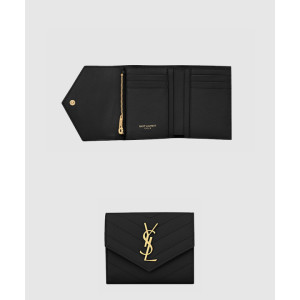 생로랑 모노그램 마트라세 컴팩트 반지갑 403943
