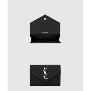 생로랑 모노그램 엔벨로프 반지갑 414404
