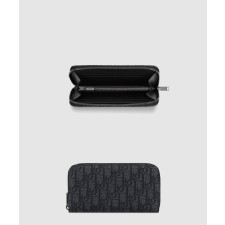 디올 오블리크 지퍼 장지갑 2ESBC