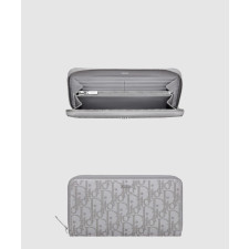 디올 오블리크 지퍼 장지갑 2ESBC