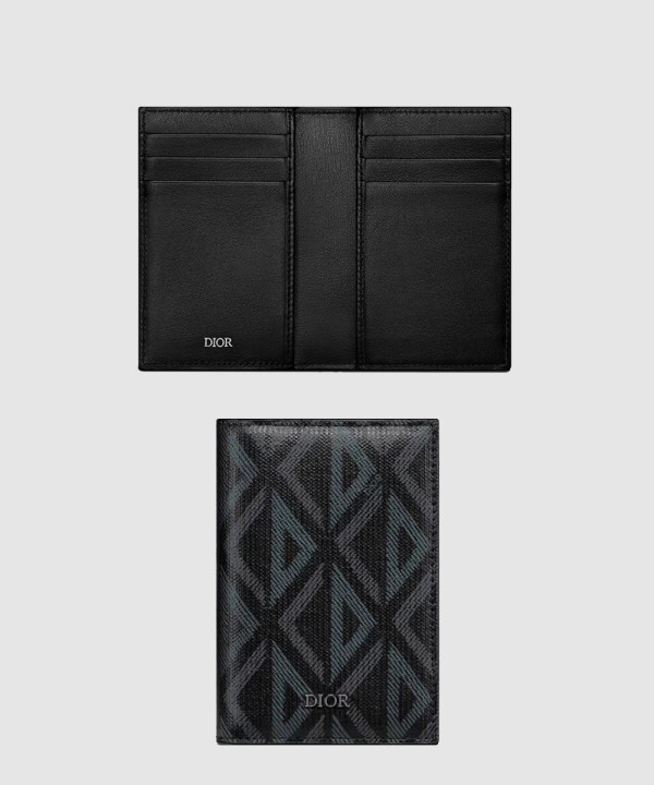 디올 다이아몬드 버티컬 2단 카드지갑 2ESCH