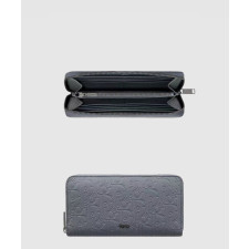 디올 가죽 지퍼 장지갑 2ESBC