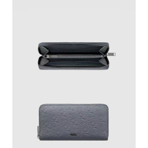 디올 가죽 지퍼 장지갑 2ESBC