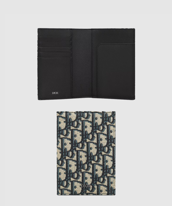 디올 오블리크 여권 커버 2ESPH