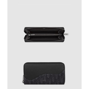 디올 새들 지퍼 장지갑 2ADBC