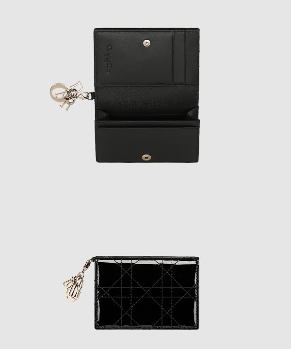 디올 레이디 플랩 카드지갑 S0011