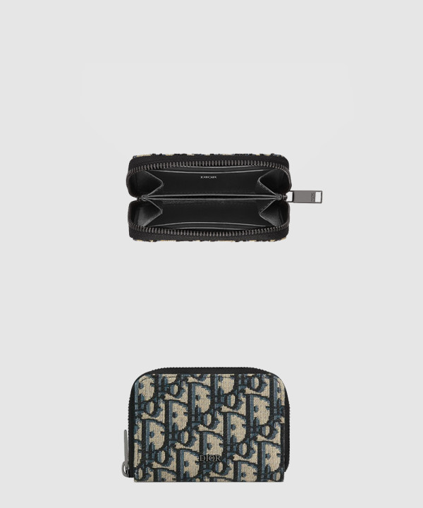 디올 지퍼 카드 지갑 2ESBC