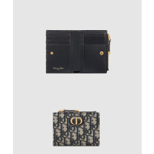 디올 30 몽테인 달리아 지퍼 반지갑 S2197