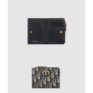 디올 30 몽테인 달리아 지퍼 반지갑 S2197