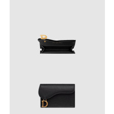 디올 새들 블룸 플랩 카드 지갑 S5611