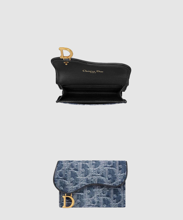 디올 새들 블룸 카드지갑 S5611