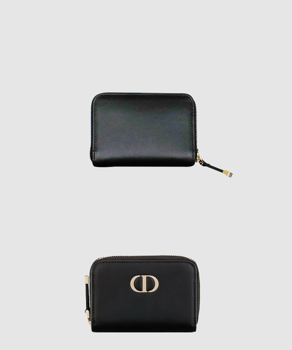 디올 30 몽테인 보야져 지퍼 동전지갑 S2155