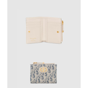 디올 30 몽테인 달리아 지퍼 반지갑 S2197