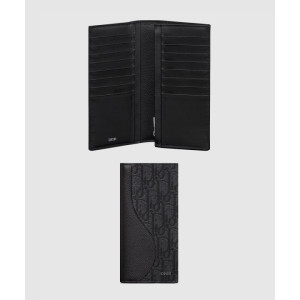 디올 새들 버티컬 장지갑 2ADBC