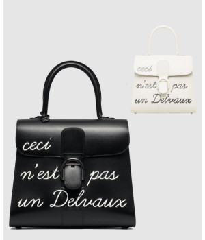 델보 브리앙 MM 복스카프 LHumour 탑핸들 레터링