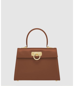 페라가모 아이코닉 탑 핸들백 212181