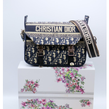 (국내배송) 디올 캠프 메신저백 오블리크 블루