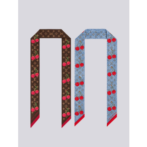 (국내배송) 루이비통 X 무라카미 다카시 모노그램 세리즈 체리 방도 스카프