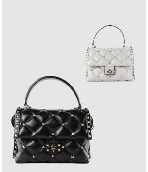 발렌티노 캔디스터드 탑핸들백