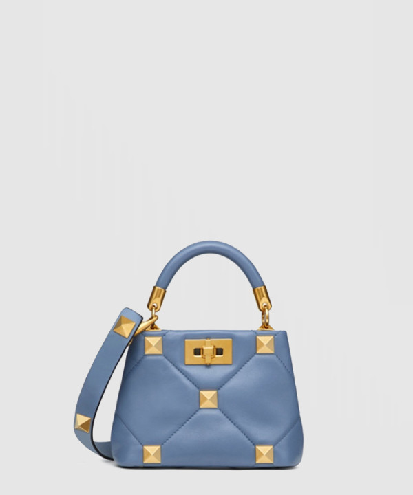 발렌티노 로만스터드 미니 탑핸들백