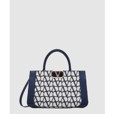 발렌티노 V로고 시그니처 미디엄 토트백