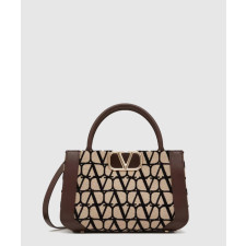 발렌티노 스몰 브이로고 시그니처 트왈 이코노그라프 토트백