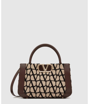 발렌티노 스몰 브이로고 시그니처 트왈 이코노그라프 토트백