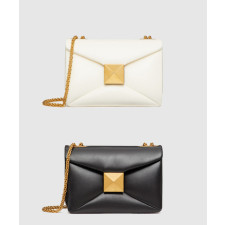 발렌티노 원스터드 체인 숄더백