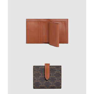 셀린느 트리오페 스몰 스트랩 지갑 10H262