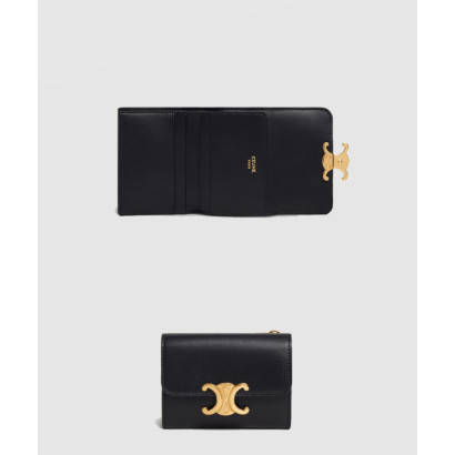 셀린느 트리옹프 동전 컴팩트 지갑 10I653