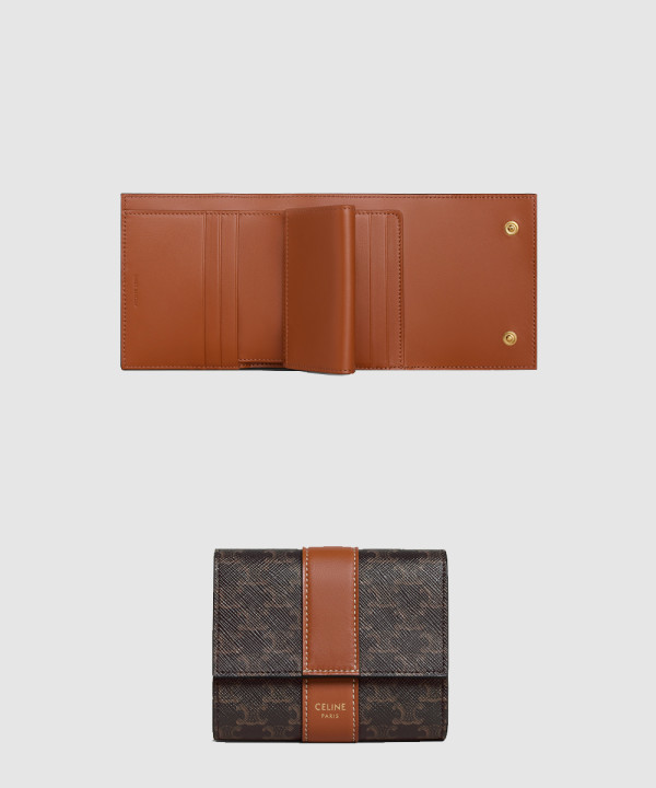 셀린느 트리옹프 스몰 반지갑 10D572