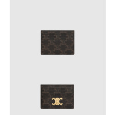 셀린느 트리옹프 캔버스 카드 지갑 10L832