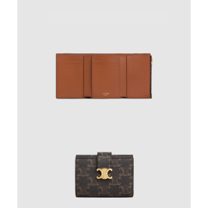 셀린느 니노 파인 스트랩 지갑 트리옹프 캔버스 10M962