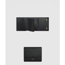 셀린느 스몰 3단지갑 그레인 카프스킨 10D573