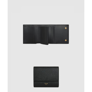 셀린느 스몰 3단지갑 그레인 카프스킨 10D573