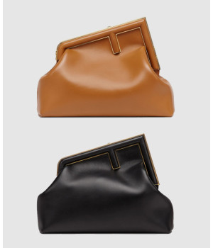 펜디 퍼스드 레더 미디움 백 8BP127