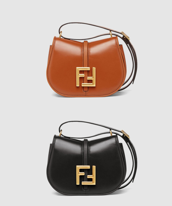 펜디 커몬 스몰 가죽 숄더백 8BS082