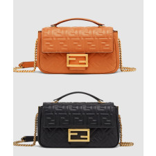 펜디 바게트 체인 가죽백 8BR793