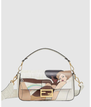 펜디 바게트백 미디움 8BR600