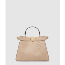 펜디 피카부 I SEE U 스몰 타조 가죽백 8BN327