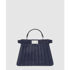 펜디 피카부 I See U 스몰 인터레이스 가죽 백 8BN327